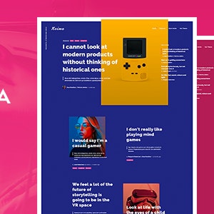 Keima – 多色Ghost博客主題