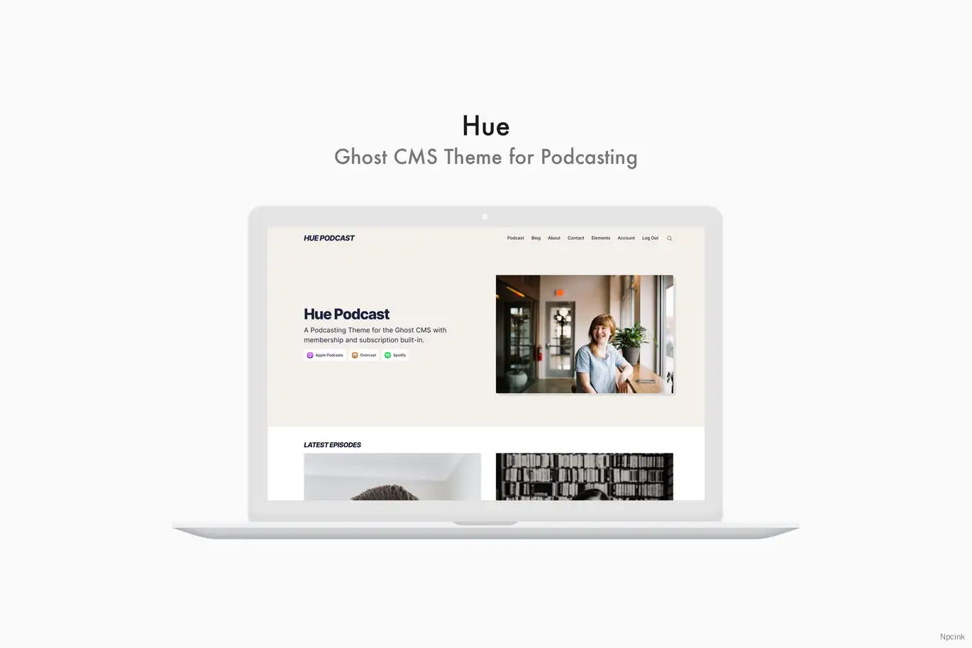 Hue - 用于播客的Ghost CMS主題