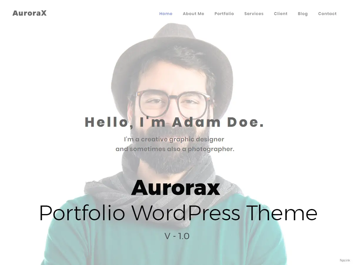AuroraX - 组合的WordPress创意主题