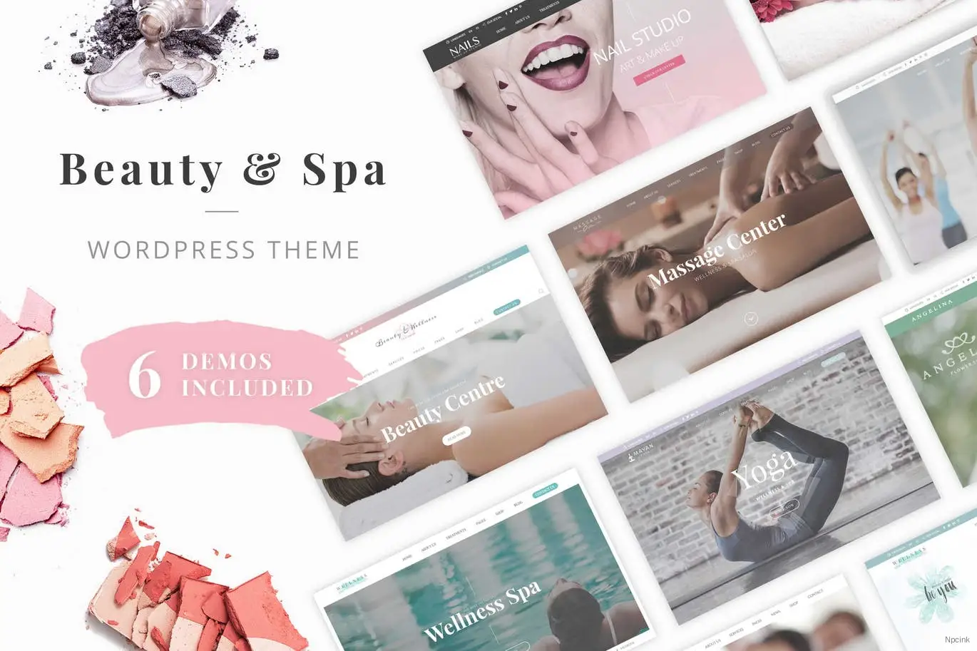 Beauty Wellness - 水疗按摩wordpress企业主题