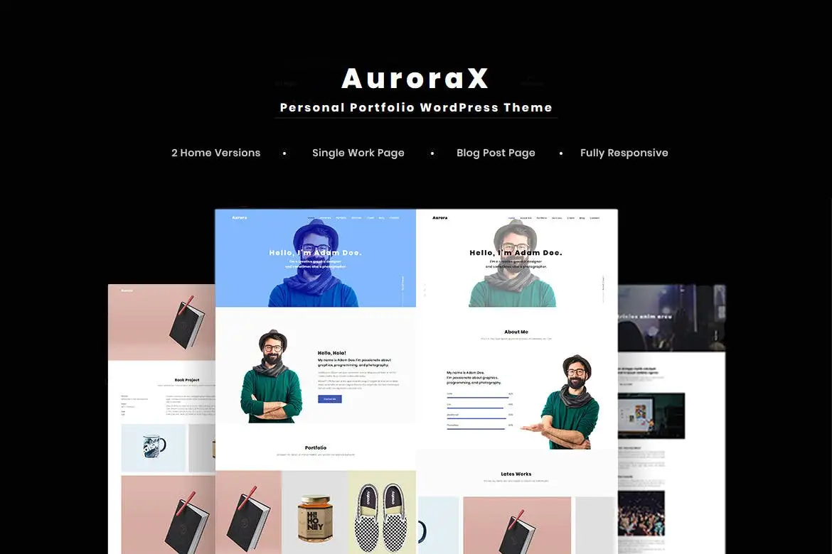 AuroraX - 组合的WordPress创意主题