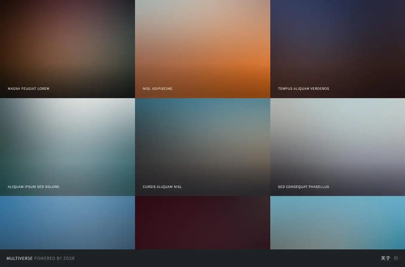 Multiverse page - Typecho相冊頁面