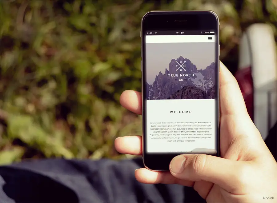 True North - 簡潔的創意wordpress博客主題
