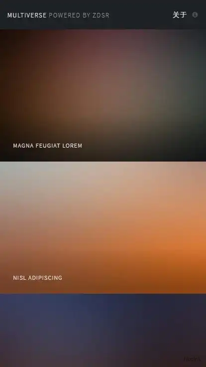 Multiverse page - Typecho相冊頁面