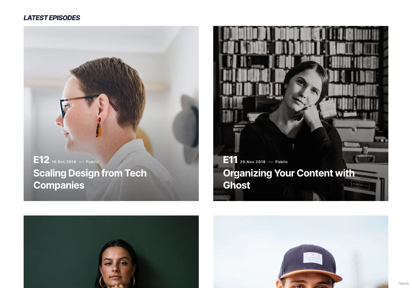 Hue - 用于播客的Ghost CMS主題