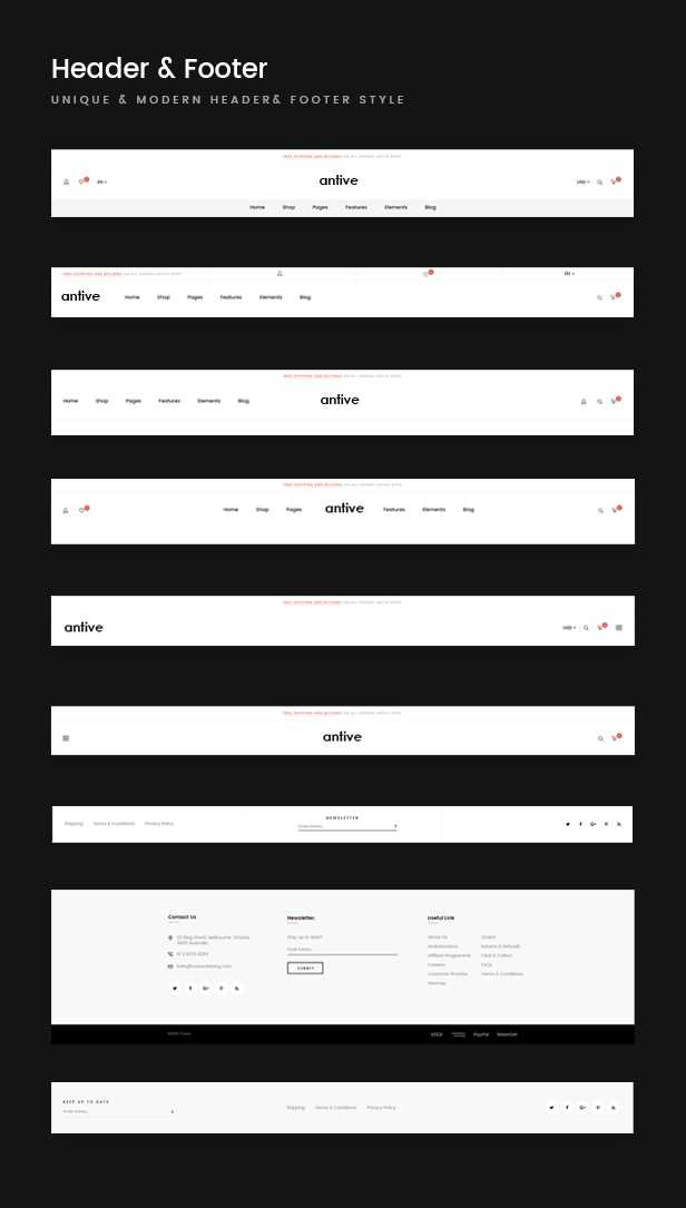 Antive - 最小和現(xiàn)代的WooCommerce AJAX wordpress主題(支持RTL)