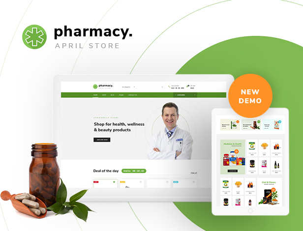 APRIL - 精彩時尚的WooCommerce WordPress主題