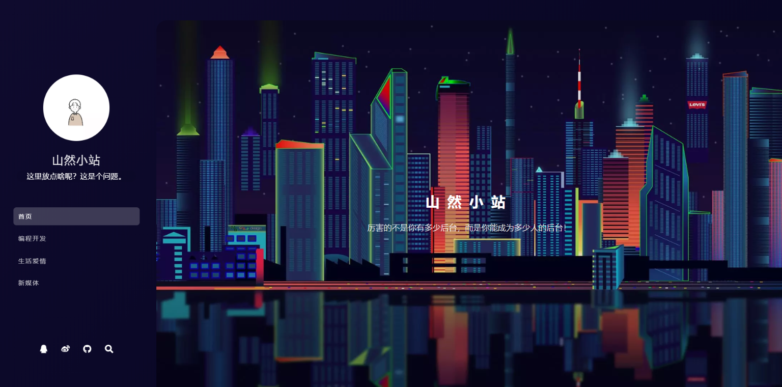 Mountain – 簡單的雙欄Ghost主題