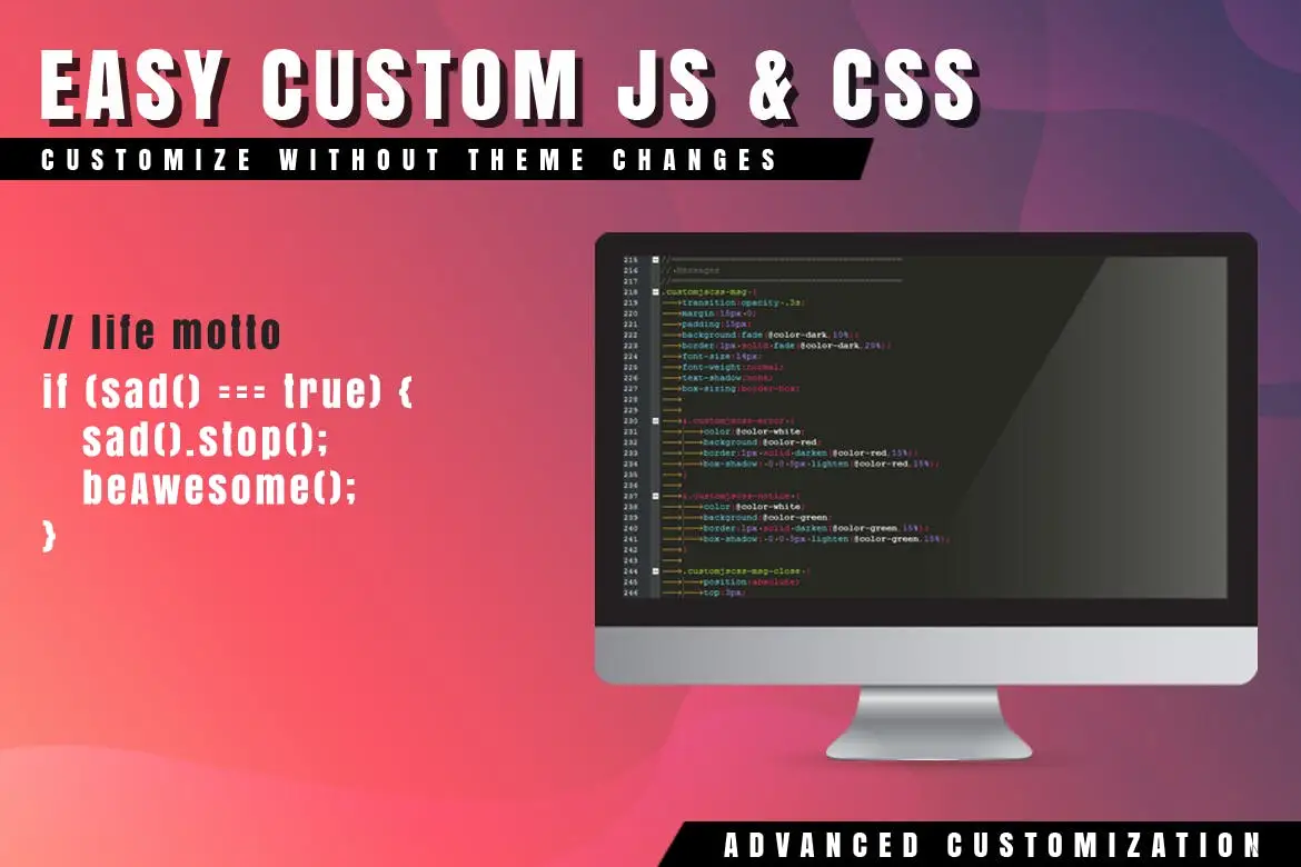 簡易自定義JS和CSS的WordPress插件