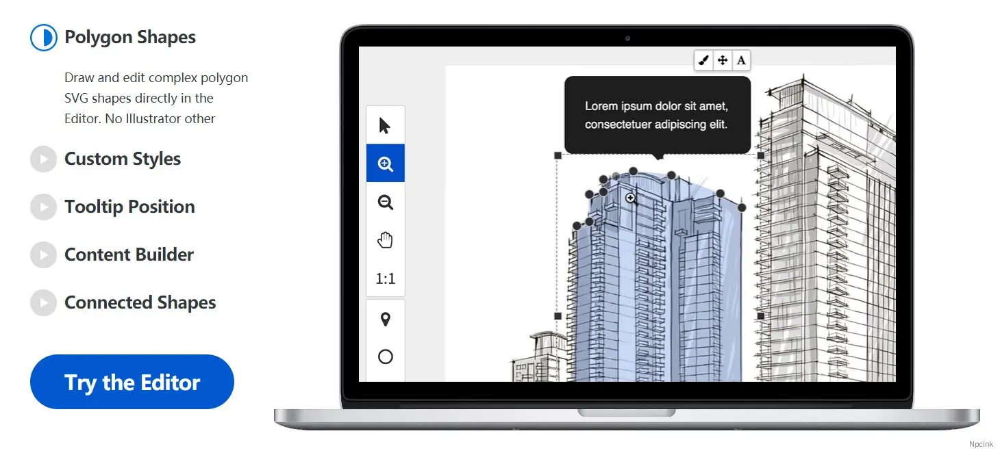 圖片地圖專業版 - wordpress插件