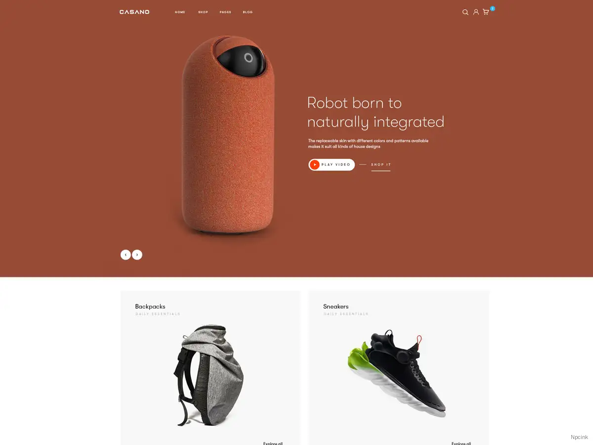Casano - 时尚与配饰WooCommerce WordPress主题