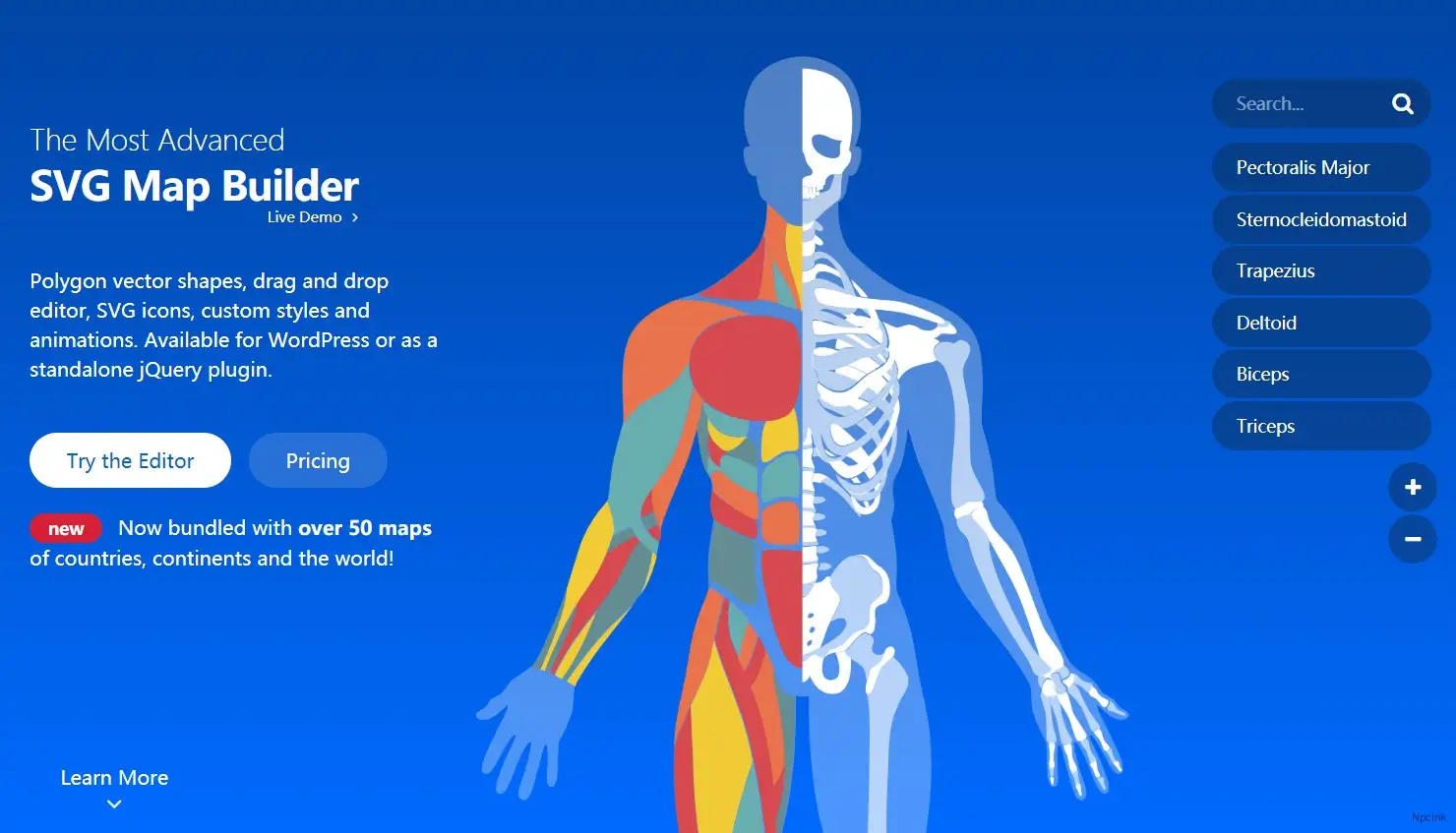 圖片地圖專業版 - wordpress插件