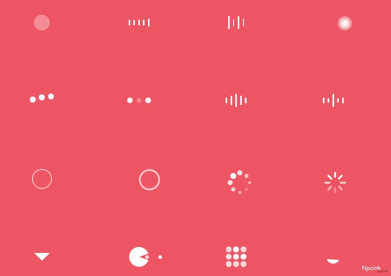 28種純CSS加載樣式 - css筆記