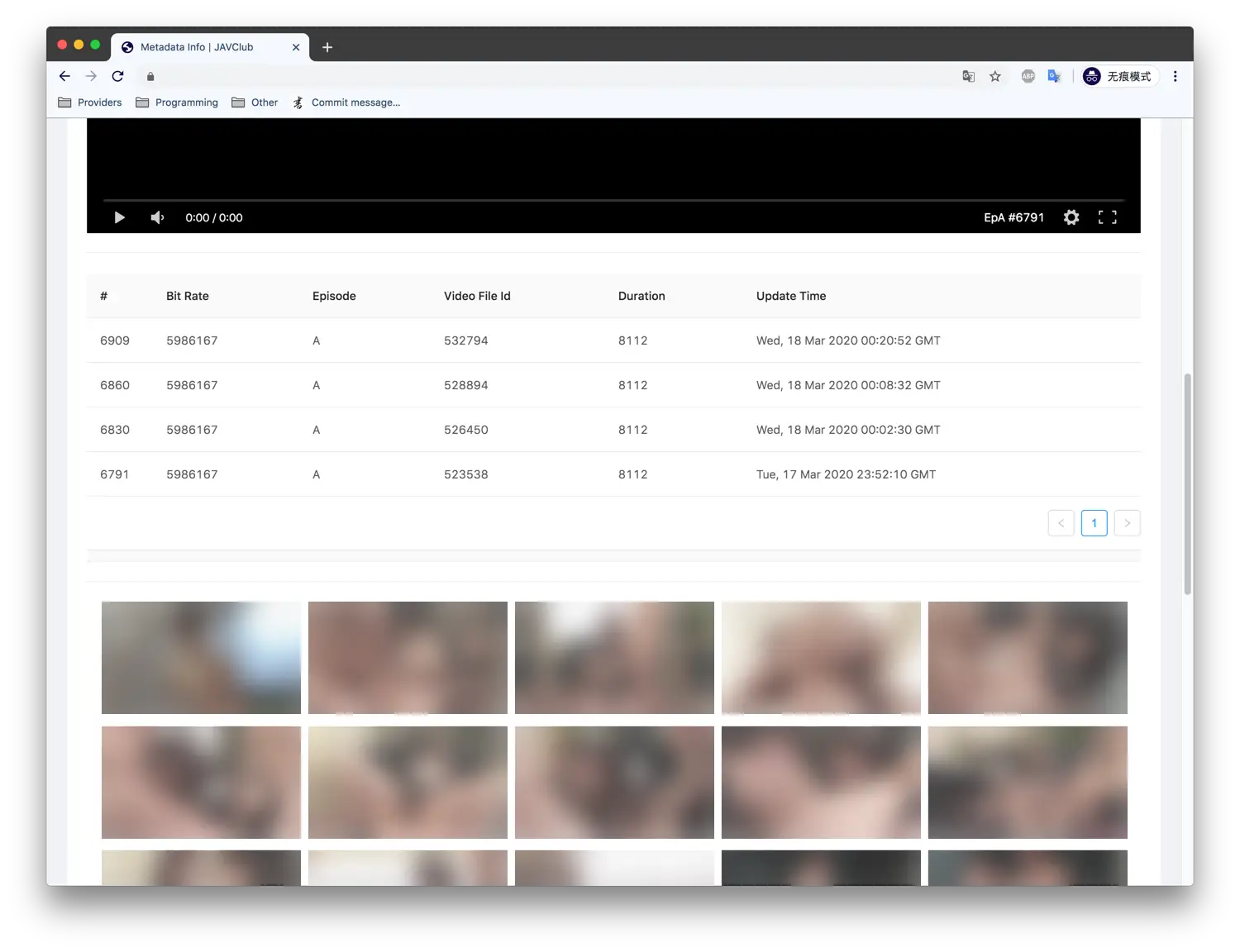 JAVClub - 集搜集、下載、存儲、觀看、管理一體的CMS