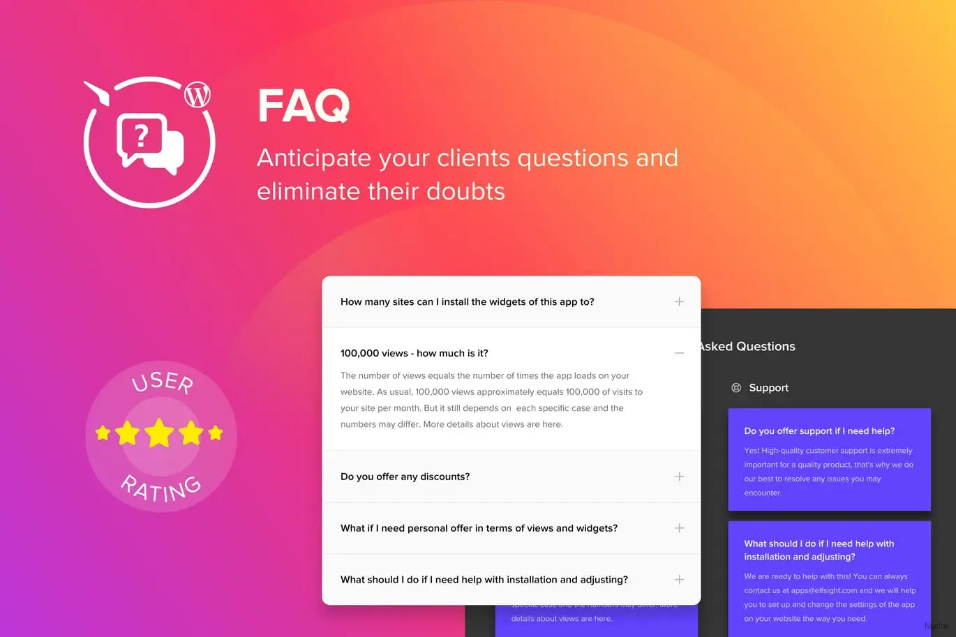 Accordion FAQ - WordPress手风琴插件