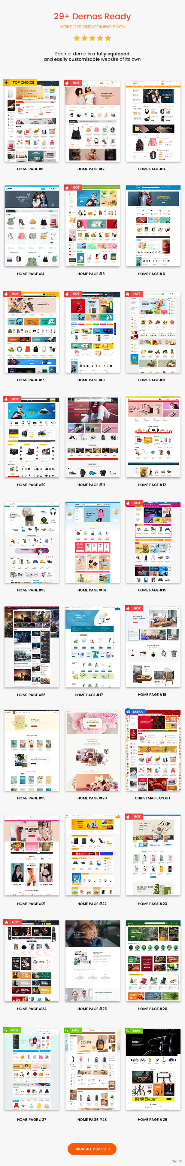 eMarket-多供應商MarketPlace Elementor WordPress主題