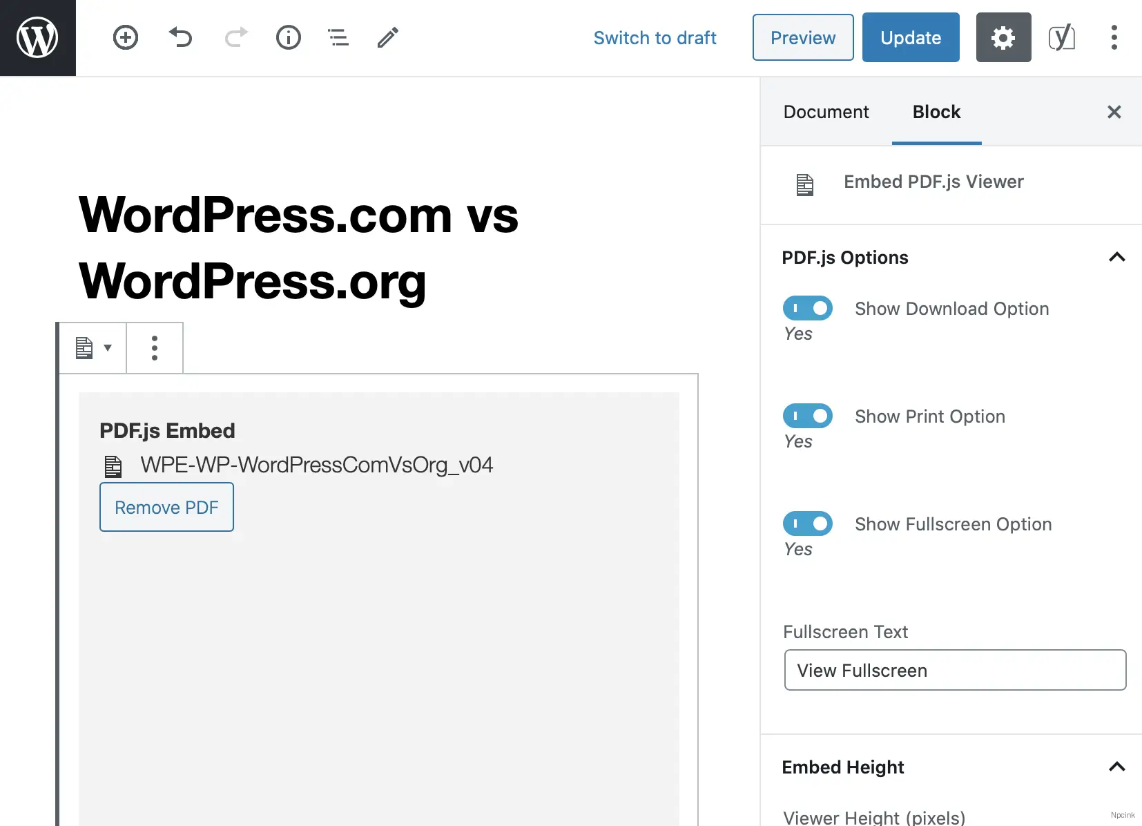 PDF.js - PDF查看器WordPress插件