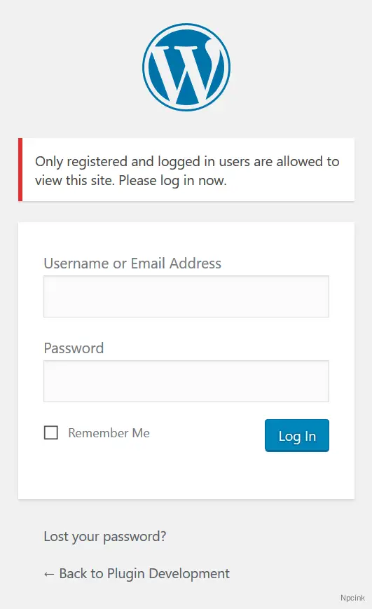 Registered Users Only - WordPress登錄可見權限插件