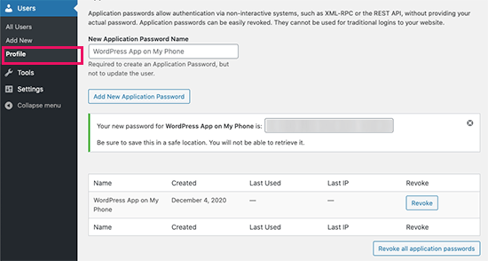 WordPress 5.6中的应用程序密码 WordPress -V5.6已发布,长文预警-Npcink