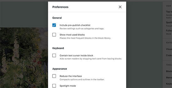 编辑器首选项菜单 WordPress -V5.6已发布,长文预警-Npcink