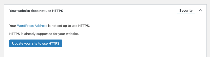 WordPress - v5.7 改进了HTTPS检测和迁移-Npcink